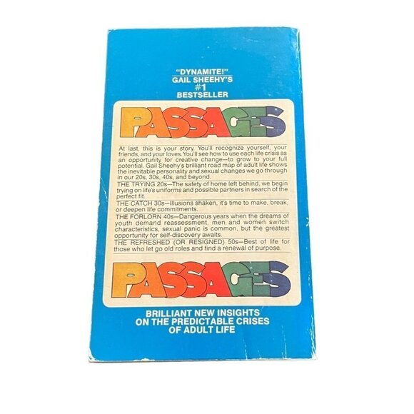 Passages: Predictable Crises of Adult Life GAIL SHEEHY 1977 Paperback - Picture 2 of 11